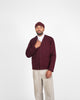 Slouchy Cardigan - Burgundy - View 4