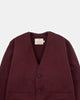 Slouchy Cardigan - Burgundy - View 8