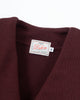 Slouchy Cardigan - Burgundy - View 9