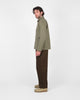 Woven Chore Coat - Sage Dry Waxed Cotton - View 4
