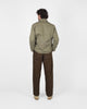 Woven Chore Coat - Sage Dry Waxed Cotton - View 5