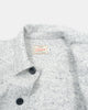 Woven Chore Coat - Natural & Navy Heather - View 9