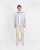 Woven Chore Coat - Natural & Navy Heather - View 3