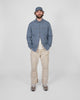 Crissman Overshirt - Faded Blue Dry Waxed Rip Stop - View 2