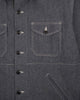 Crissman Overshirt - Indigo Herringbone Bull Denim - View 7