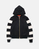 Full-Throttle Striped Moto-Hoodie - View 1