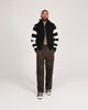 Full-Throttle Striped Moto-Hoodie - View 2