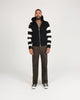 Full-Throttle Striped Moto-Hoodie - View 3