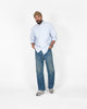 Dehen x Gitman Oxford - Blue Stripe - View 2