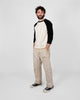 Heavy Duty Baseball Tee - 2-Tone Natural & Black - View 3