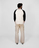 Heavy Duty Baseball Tee - 2-Tone Natural & Black - View 5