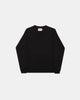 Heavy Duty Long Sleeve Tee - Non Pocket  w/ Cuff - Black - View 1