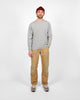 Heavy Duty Long Sleeve Tee - Non Pocket w/ Cuff - Heather - View 2