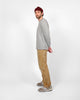Heavy Duty Long Sleeve Tee - Non Pocket w/ Cuff - Heather - View 4