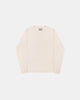 Heavy Duty Long Sleeve Tee - Non Pocket  w/ Cuff - Natural