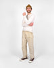 Heavy Duty Long Sleeve Tee - Non Pocket  w/ Cuff - Natural - View 3