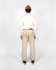 Heavy Duty Long Sleeve Tee - Non Pocket  w/ Cuff - Natural - View 5
