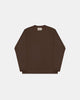 Heavy Duty Long Sleeve Tee - Single Pocket - Brown