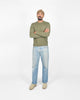 Heavy Duty Long Sleeve Tee - Single Pocket - Fatigue - View 6