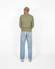 Heavy Duty Long Sleeve Tee - Single Pocket - Fatigue - View 2