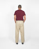 Heavy Duty Tee - Single Pocket - Burgundy - View 5