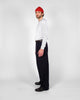 Heavy Duty Long Sleeve Tee - Non Pocket w/ Cuff - White - View 4
