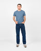 Heavy Duty Tee - Single Pocket - Faded Blue - View 2