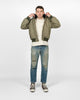 Pilot Jacket - Sage Dry Waxed Cotton - View 3