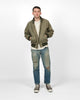 Pilot Jacket - Sage Dry Waxed Cotton - View 2