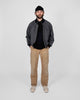 Pilot Jacket - Slate Dry Waxed Cotton - View 2