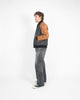 Raglan Varsity Jacket - Granite / Black / Antique Rust - View 4