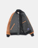 Raglan Varsity Jacket - Granite / Black / Antique Rust - View 7
