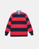 Rugby Shirt - Navy / Red - View 1