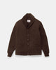 Shawl Sweater Coat - Brown - View 1