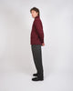 Shawl Sweater Coat - Burgundy - View 4