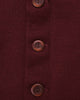 Shawl Sweater Coat - Burgundy - View 7