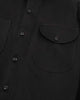 Selvedge Overshirt - Black Denim - View 8