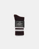 Heavy Duty Wool Socks - Brown Off White - View 3