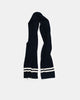 Striped Wool Scarf - Black / Off White - View 3