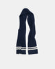 Striped Wool Scarf - Dark Navy / Off White - View 4
