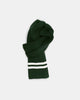 Striped Wool Scarf - Pine / Off White - View 3