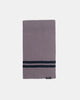 Striped Wool Scarf - Smoke / Dark Navy - View 1