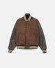 Women's Varsity Jacket - Medium Brown Mix - View 1