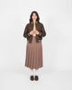 Women's Varsity Jacket - Medium Brown Mix - View 2