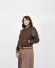 Women's Varsity Jacket - Medium Brown Mix - View 3