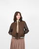 Women's Varsity Jacket - Medium Brown Mix - View 6