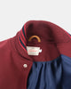Varsity Jacket - Burgundy / Navy & Scarlet / Rust - View 9
