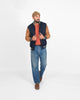 Varsity Jacket - Dark Navy/Antique Rust - View 3