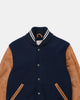 Varsity Jacket - Dark Navy/Antique Rust - View 8