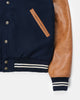 Varsity Jacket - Dark Navy/Antique Rust - View 9
